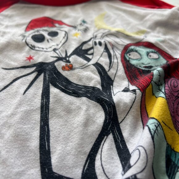 Kids 6 Nightmare Before Christmas Jack Sally Zero Holiday Pajamas - Picture 2 of 6